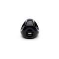 Black glossy ceramic sport fucker energy ring with hexagonal cutout design for active use