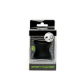 Sport fucker ergo balls 40mm black liquid silicone engo balls in clear and black retail package