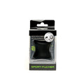 Sport fucker ergo balls 40mm black liquid silicone engo balls in clear and black retail package