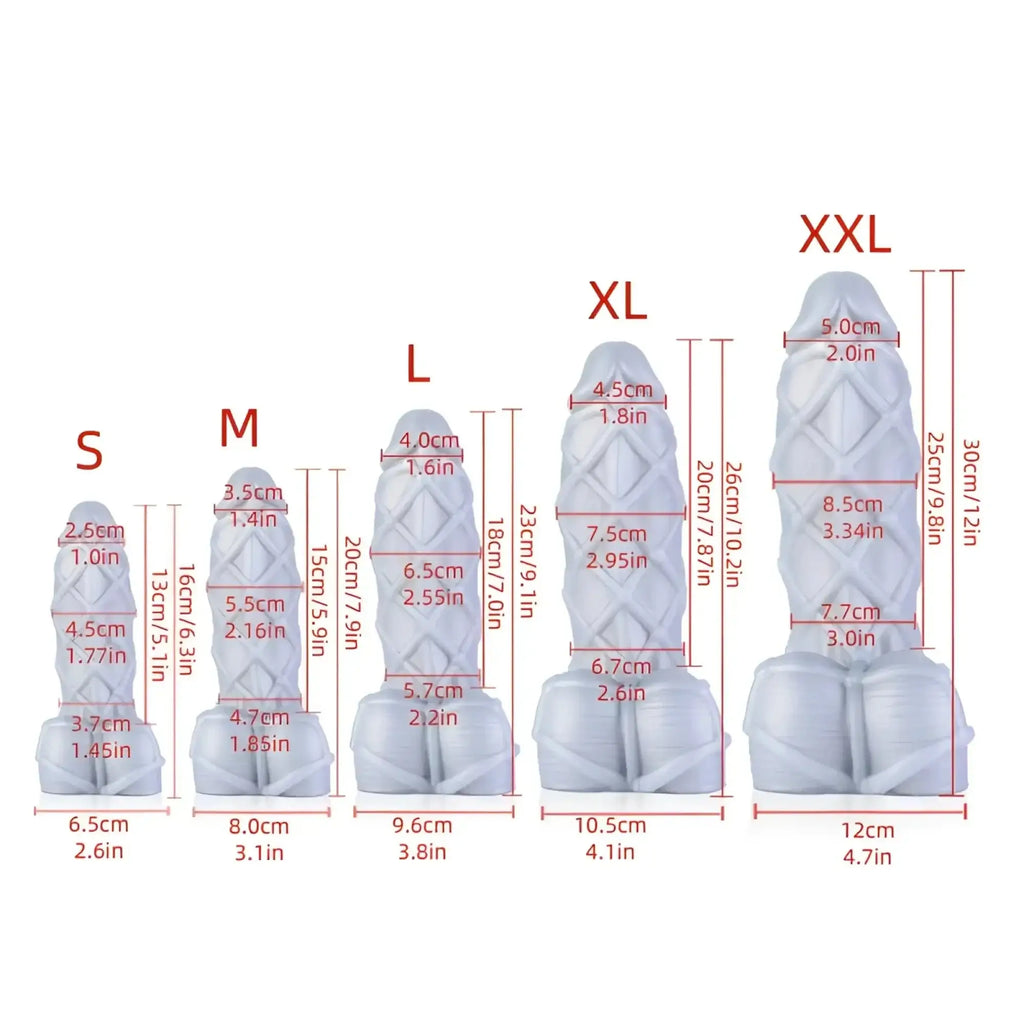 White silicone dildo sport fucker fetishique liquid silicone dildo medium m with textured diamond-patterned surface