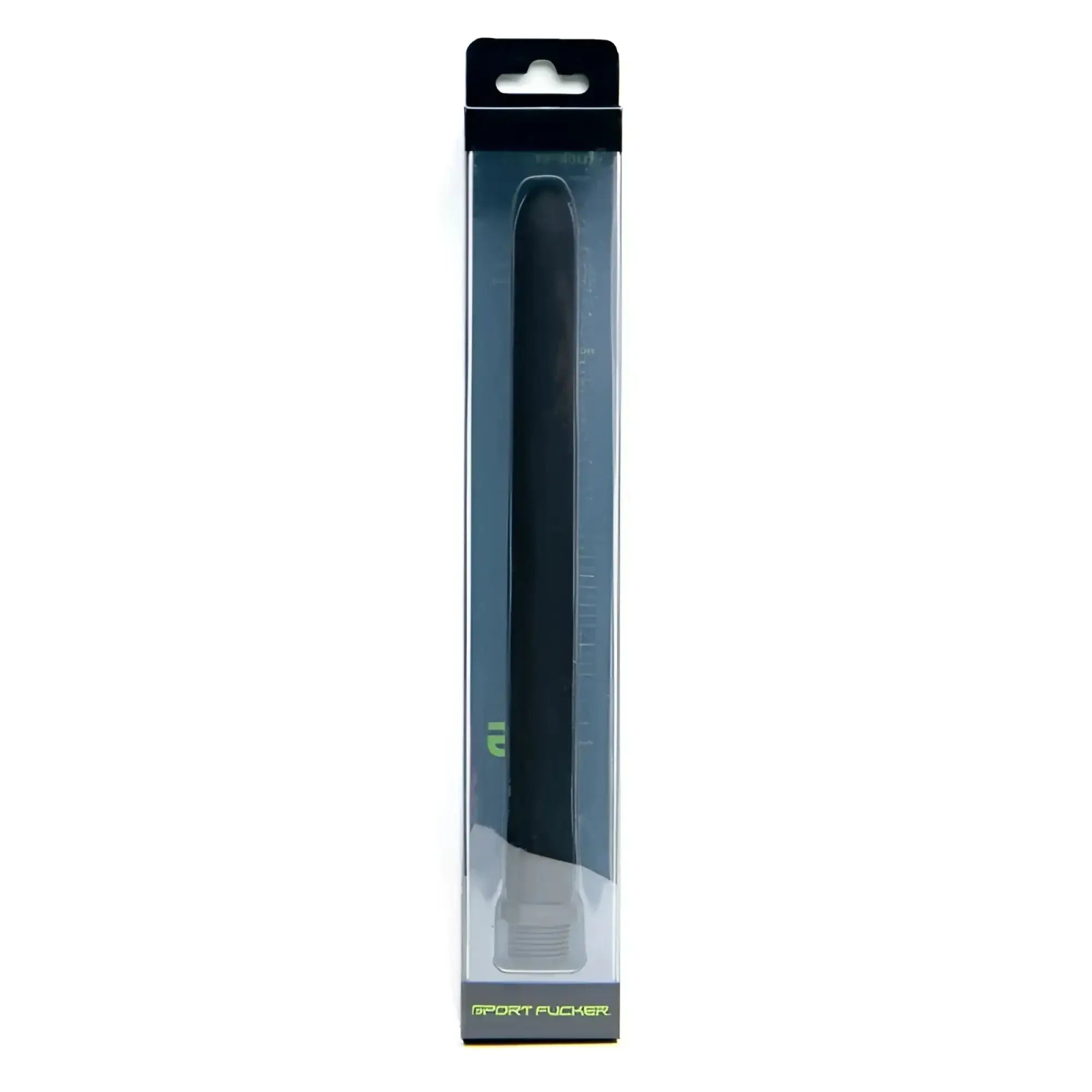 Black sport pucker wristband in clear packaging for sport fucker locker room hose black 9in use