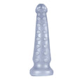 Gray silicone octopus-shaped dildo with textured suction cups along its body sport fucker octocock medium m