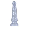 Gray silicone octopus-shaped dildo with textured suction cups along its body sport fucker octocock medium m