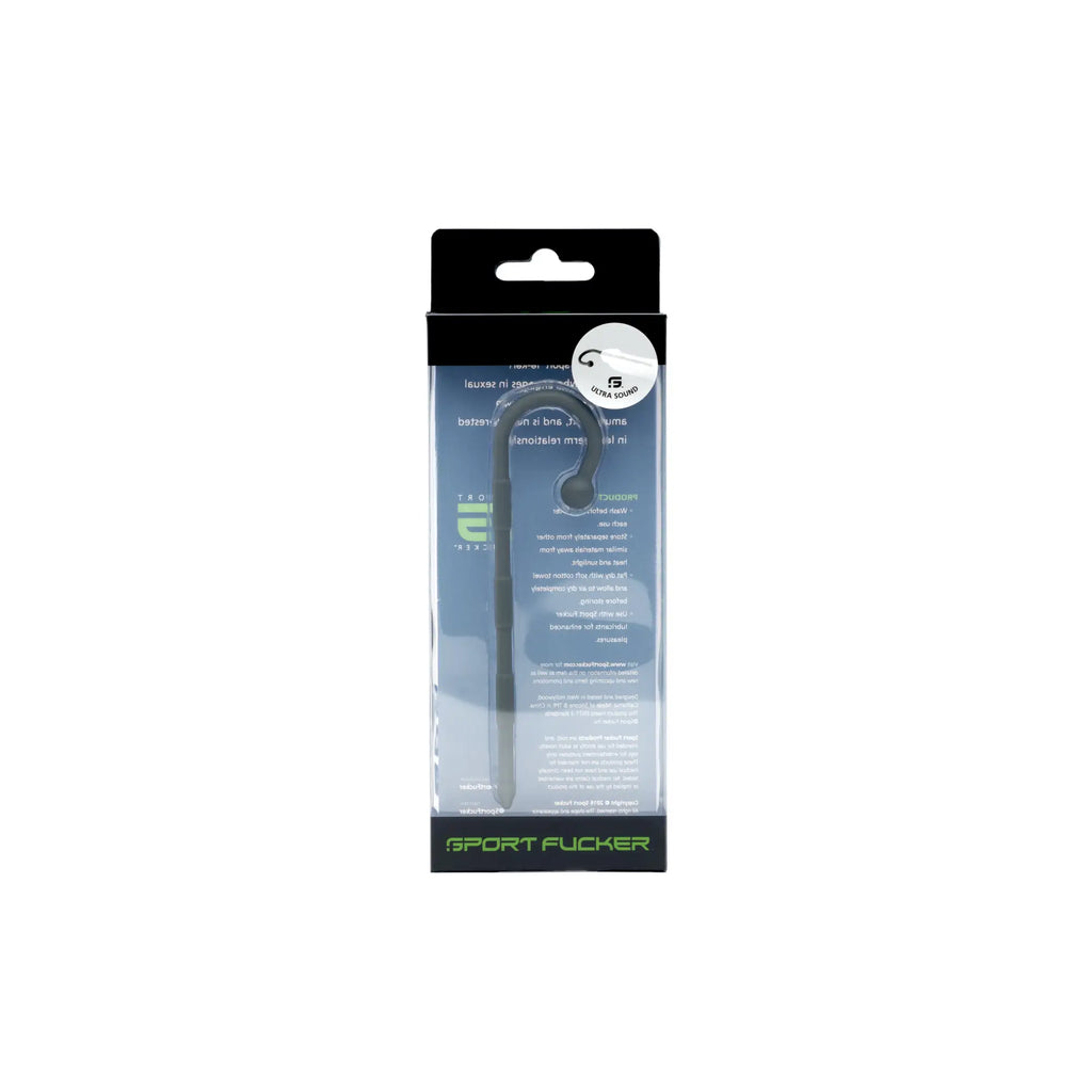 Black wireless earbud sport fucker ultra sound grey in sleek minimalist packaging with neon green branding