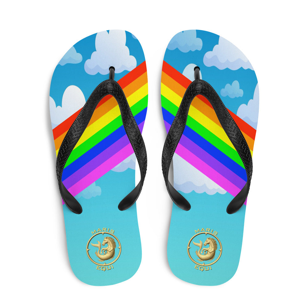 Maris Equi Men's Rainbow Flip-Flops