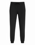 SupaWear recovery pants in black feature a drawstring waistband and ribbed cuffs for comfortable jogger style