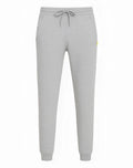 Light gray supawear recovery jogger pants with drawstring waistband and subtle yellow side seam branding
