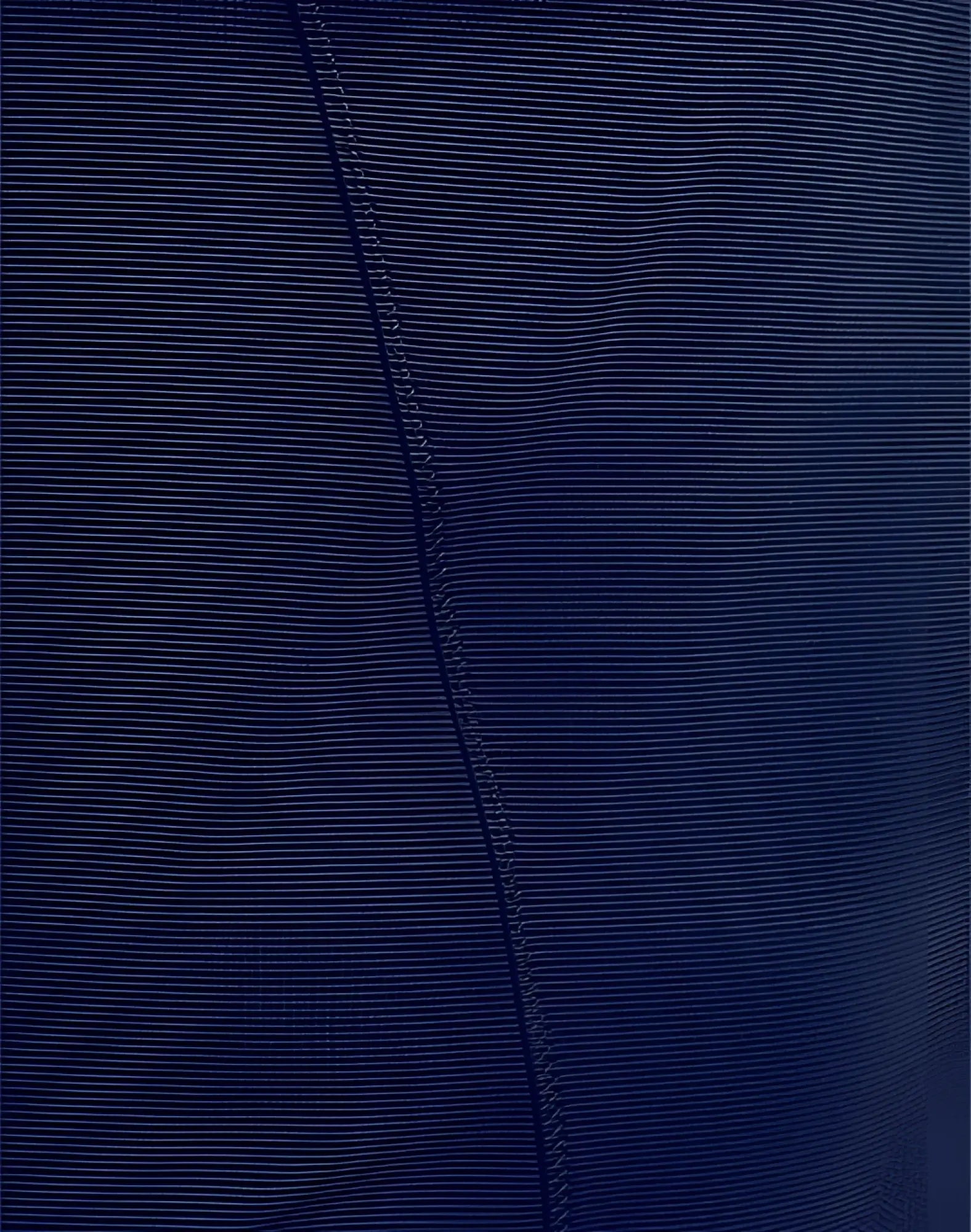 SupaWear SPR singlet black made of deep navy blue corduroy fabric with ribbed texture and visible seam stitching