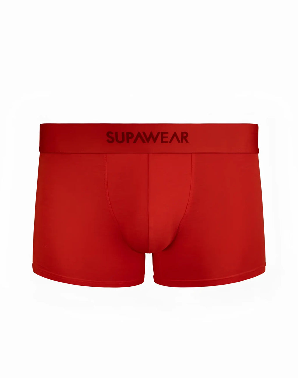 Red supawear just supa trunk underwear boxer briefs with matching elastic waistband for comfortable everyday wear