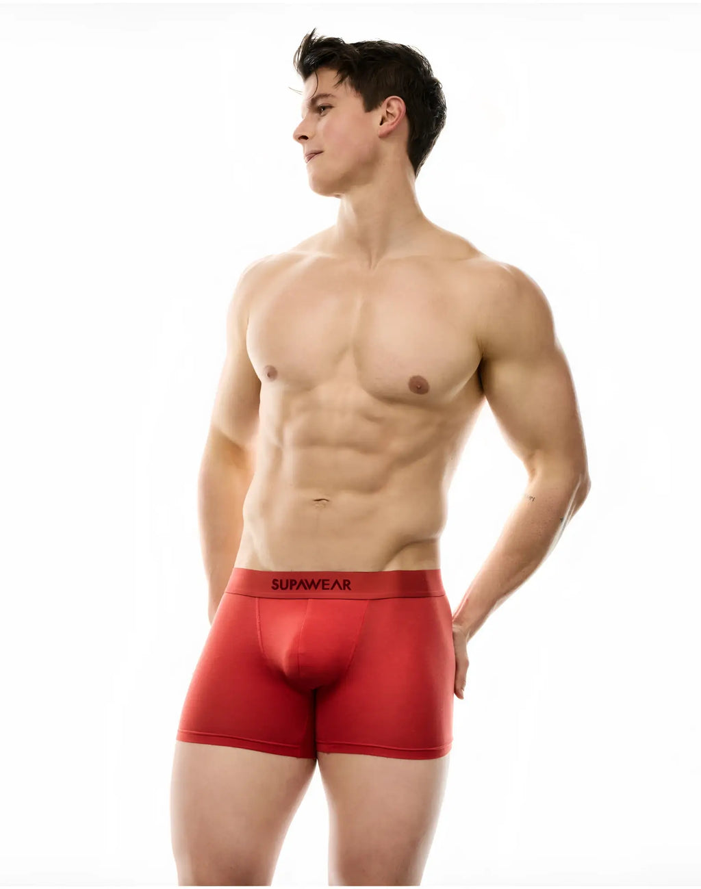 Red supawear just supa trunk boxer briefs with a snug fit and elastic waistband for comfortable everyday wear