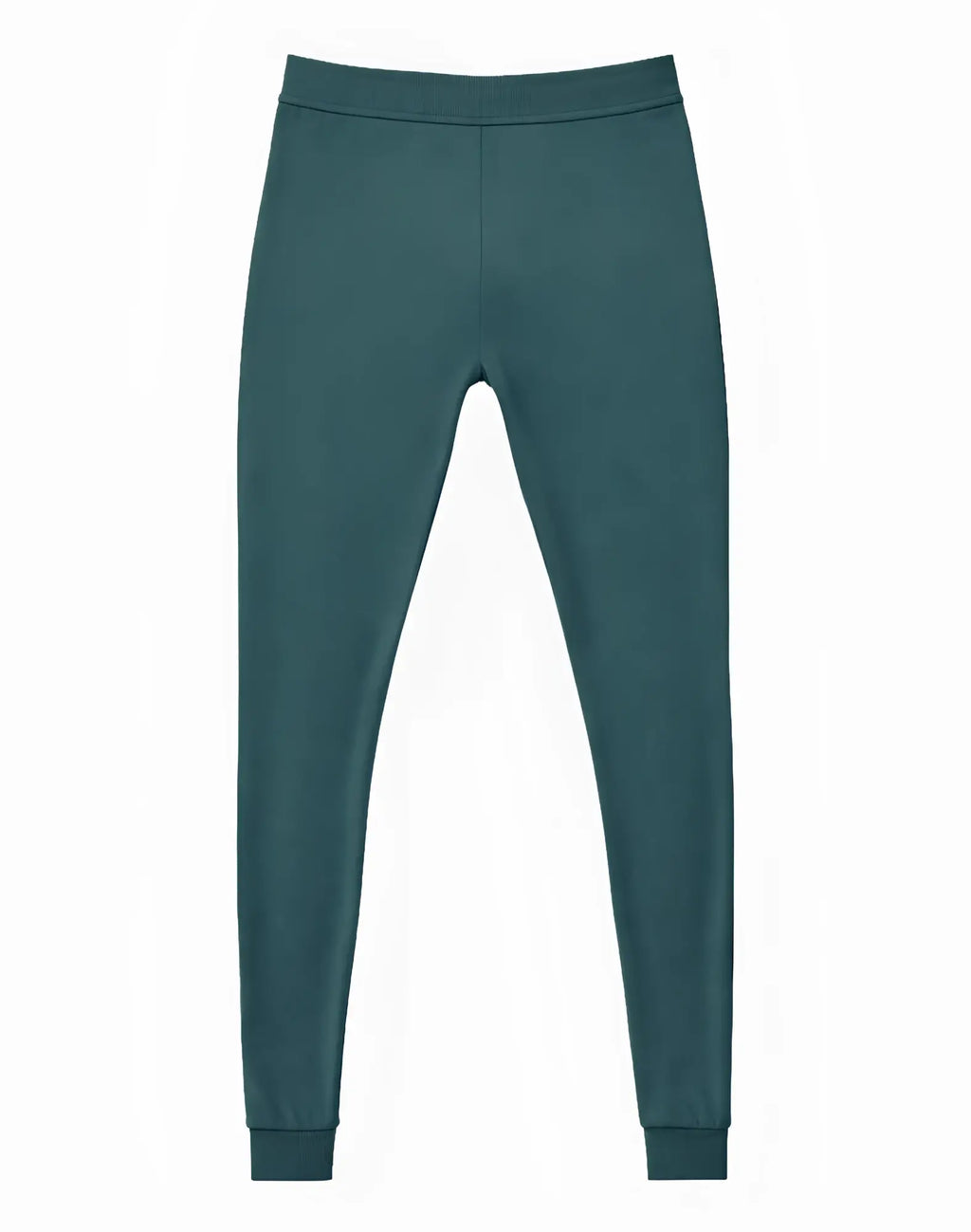 SupaWear training pants in teal with a ribbed waistband and cuffs featuring a form-fitting jogger design