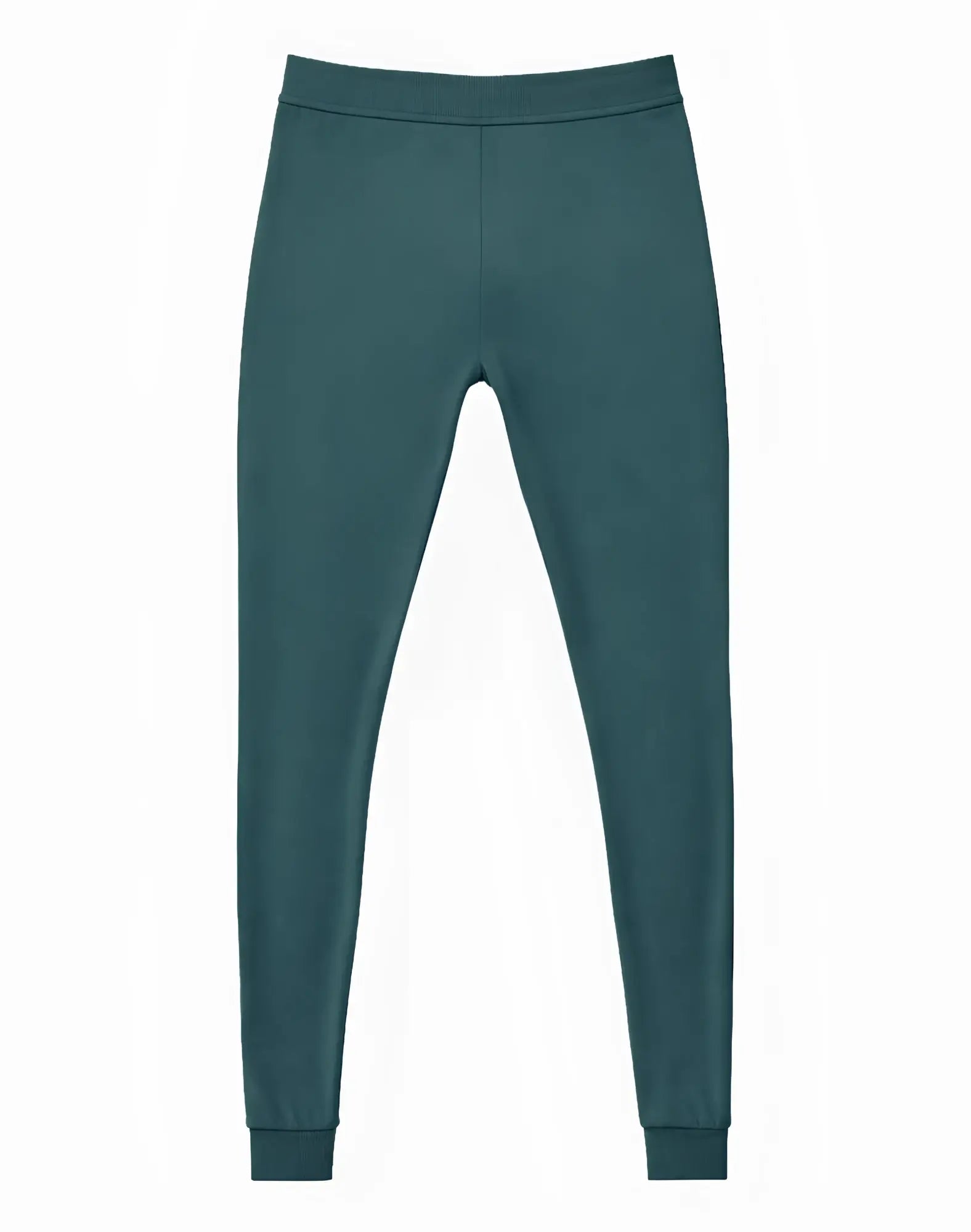 SupaWear training pants in teal with a ribbed waistband and cuffs featuring a form-fitting jogger design