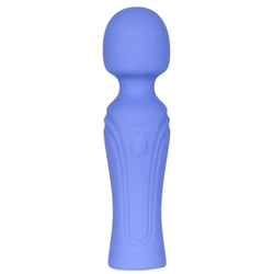 A solid lavender silicone swan swan era massage wand with a smooth rounded head and ergonomic grip