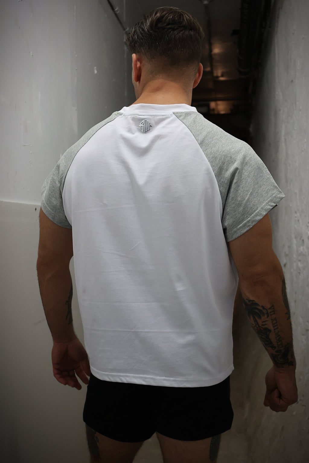 Breedwell Gay Men's Sweat & Sin Raglan Tee