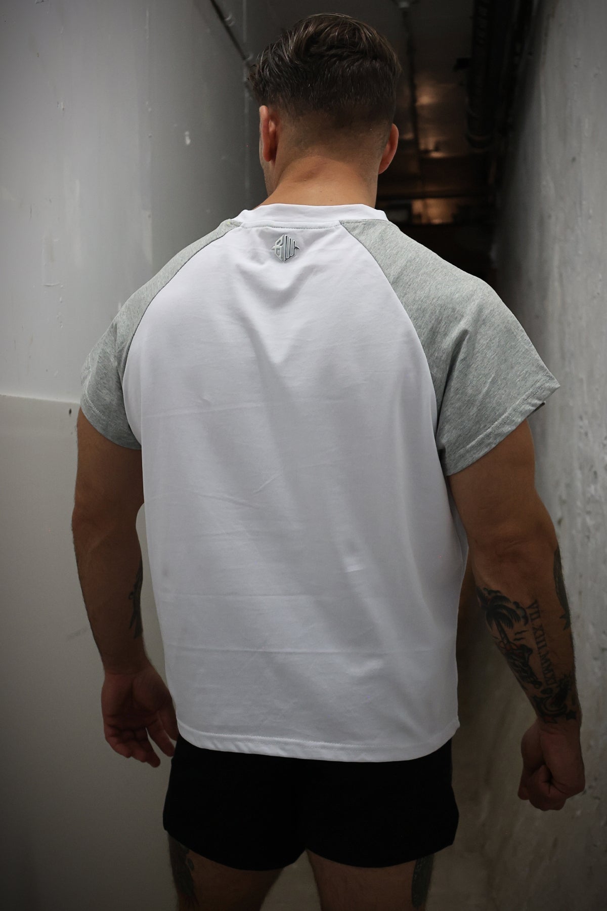 Breedwell Gay Men's Sweat & Sin Raglan Tee