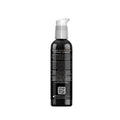Black bottle of Swiss Navy hybrid lubricant 4oz with clear pump dispenser for intimate use