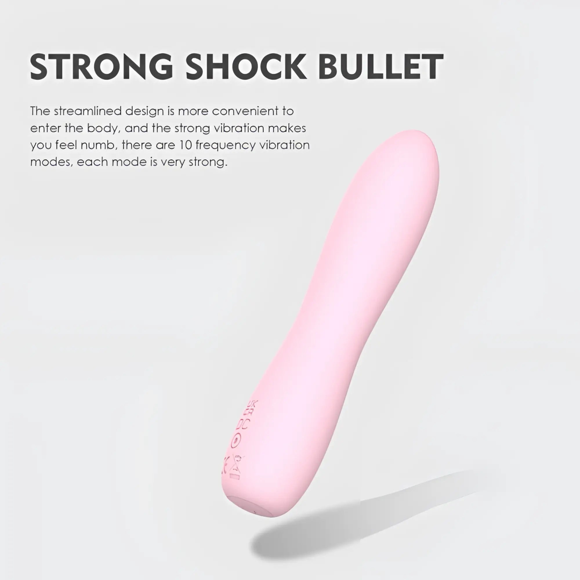 Pink silicone sx e bella 140mm bullet massager with sleek ergonomic design for targeted vibration stimulation