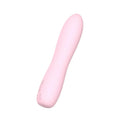 Sxe bella silicone 140mm bullet massager pink with smooth rounded contours and subtle base texturing for gentle vibration