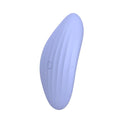 Sxe Destiny vibrating massager with a sleek lavender silicone ribbed surface and integrated power button