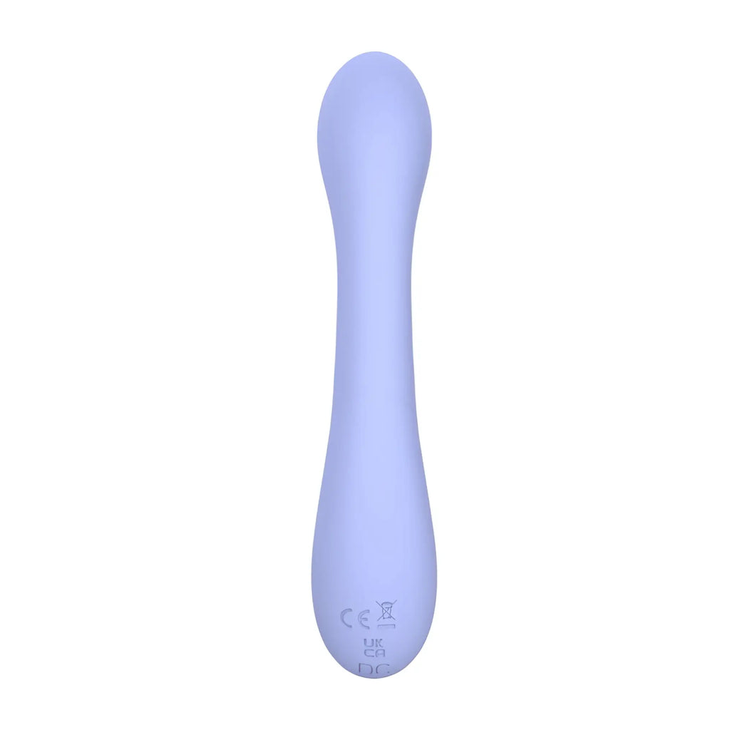 Sxe harmony g-spot rabbit smooth lavender silicone vibrato wand with rounded tip and ergonomic design