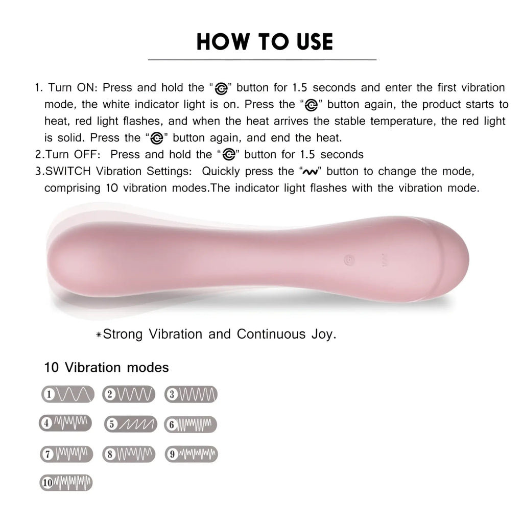 Sxe maya curve silicone vibrator in pink with smooth ergonomic design and central button for easy operation