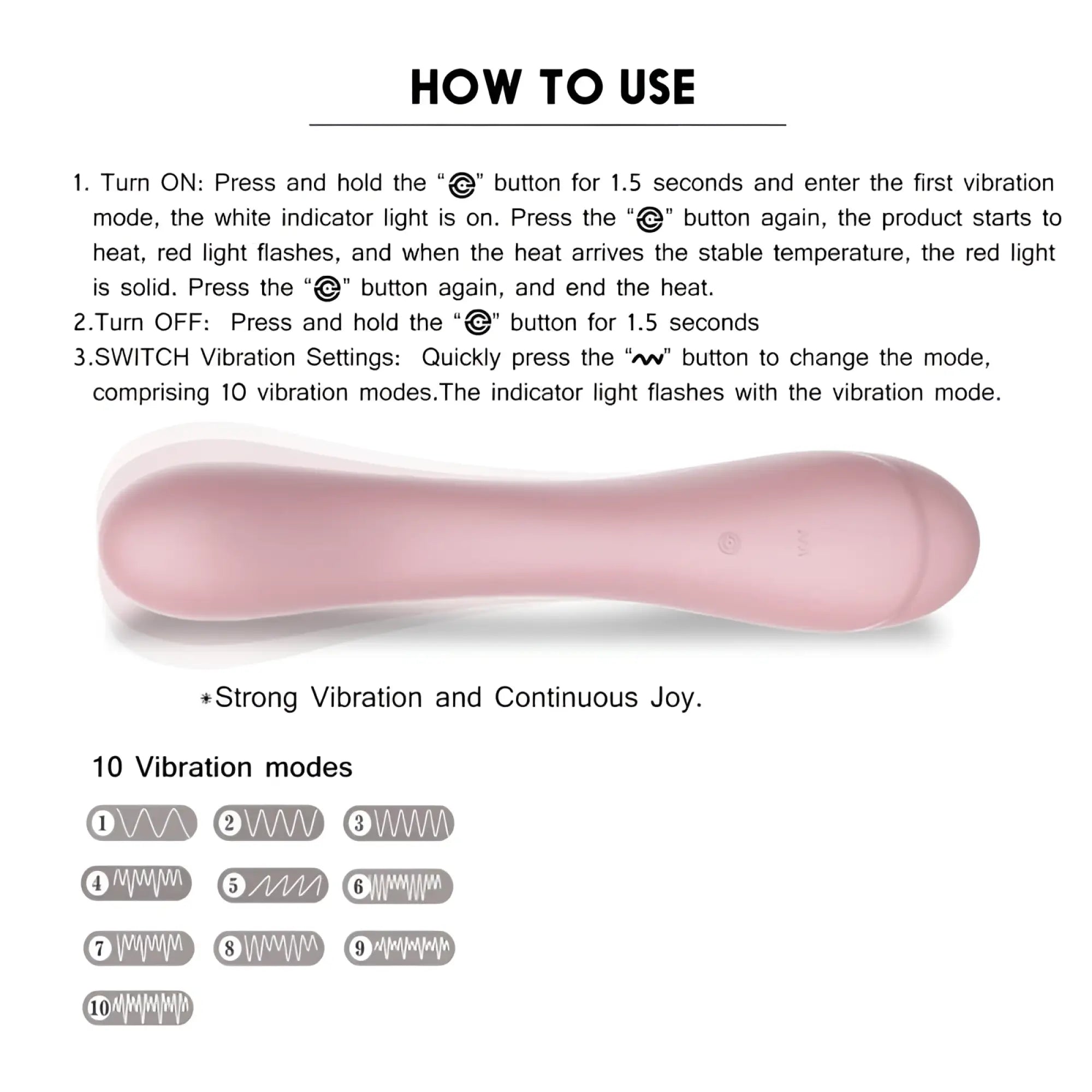 Sxe maya curve silicone vibrator in pink with smooth ergonomic design and central button for easy operation