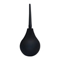 Black rubber bulb suction device with long slender nozzle for sxe silicone anti backflow douche 180ml
