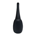 Black silicone nasal irrigation nozzle with anti-backflow feature for SXE silicone shower head douche 150ml