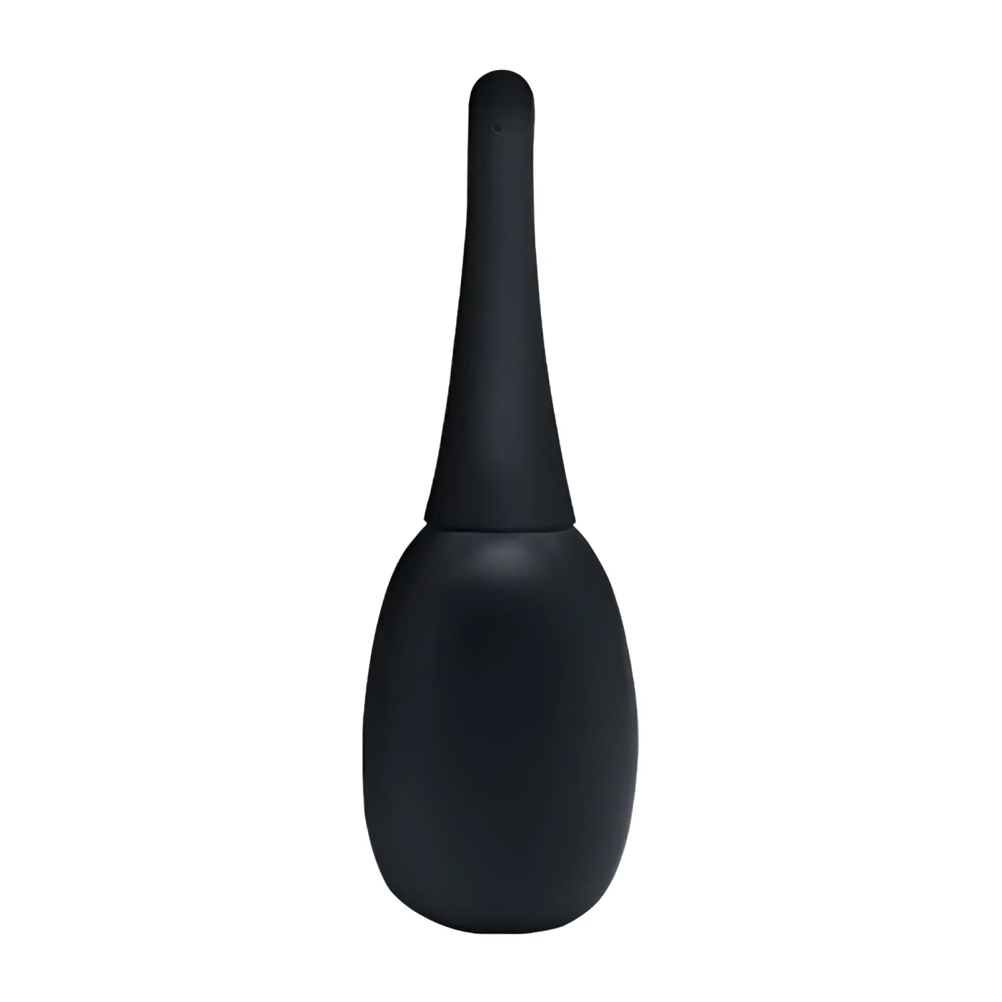 Black silicone nasal irrigation nozzle with anti-backflow feature for SXE silicone shower head douche 150ml