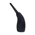 Black rubber nasal irrigation bulb with tapered nozzle and ergonomic handle for sxe silicone ergonomic anti-backflow douche 190ml