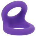 Purple tantus uplift silicone cock ring with smooth rounded design and oval opening in lilac color