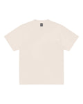 A plain cream-colored short-sleeve Superior Tee with a crew neck and a visible brand tag on the inner collar.
