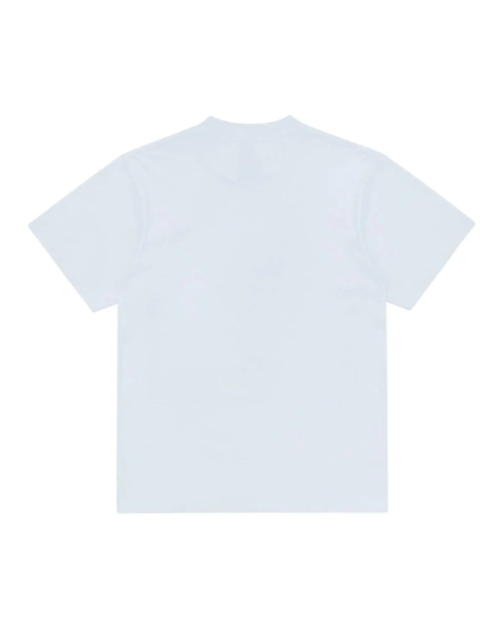 Back view of a plain, light blue Superior Tee short-sleeve t-shirt with a standard crew neck.