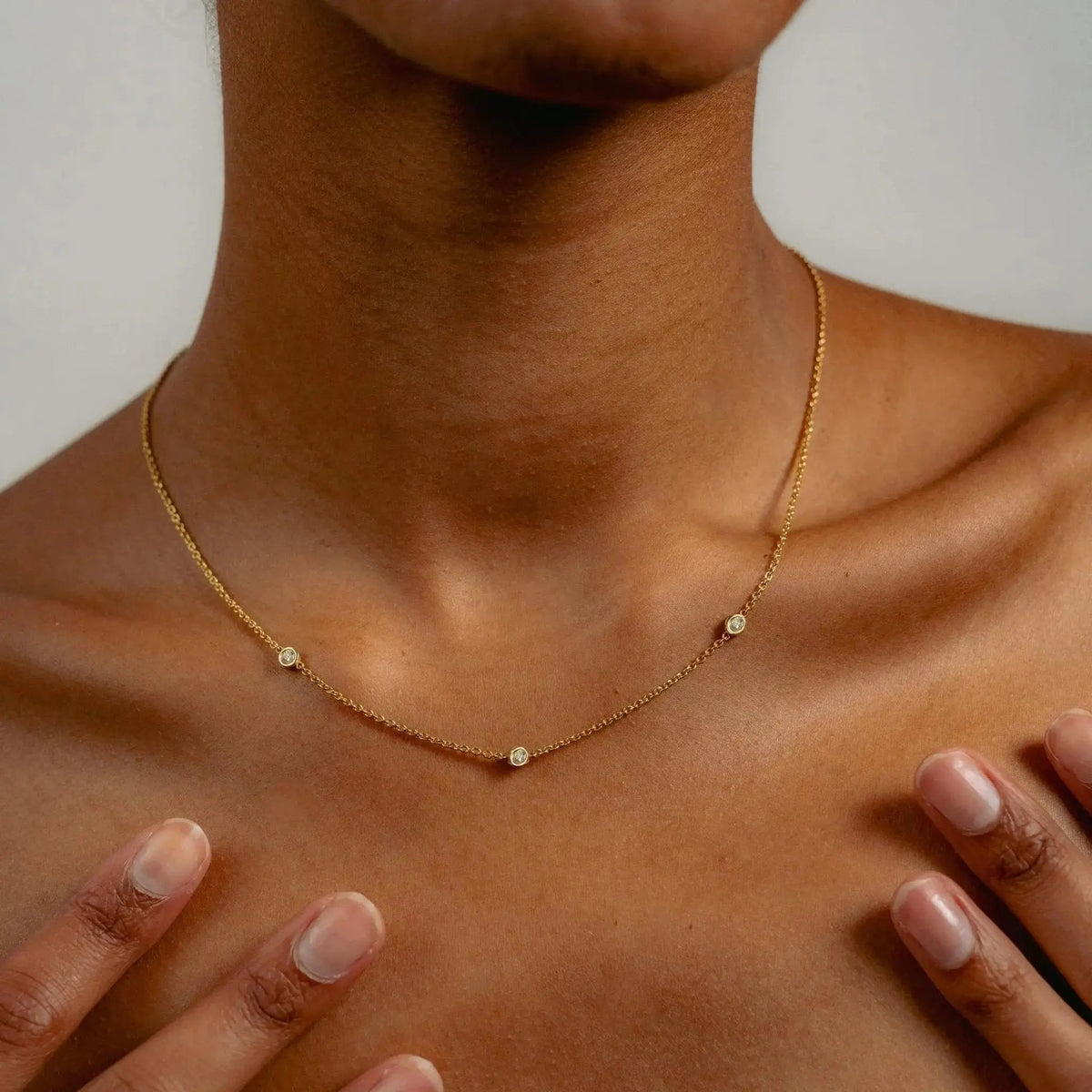 Satellite Necklace | 9ct Solid Gold