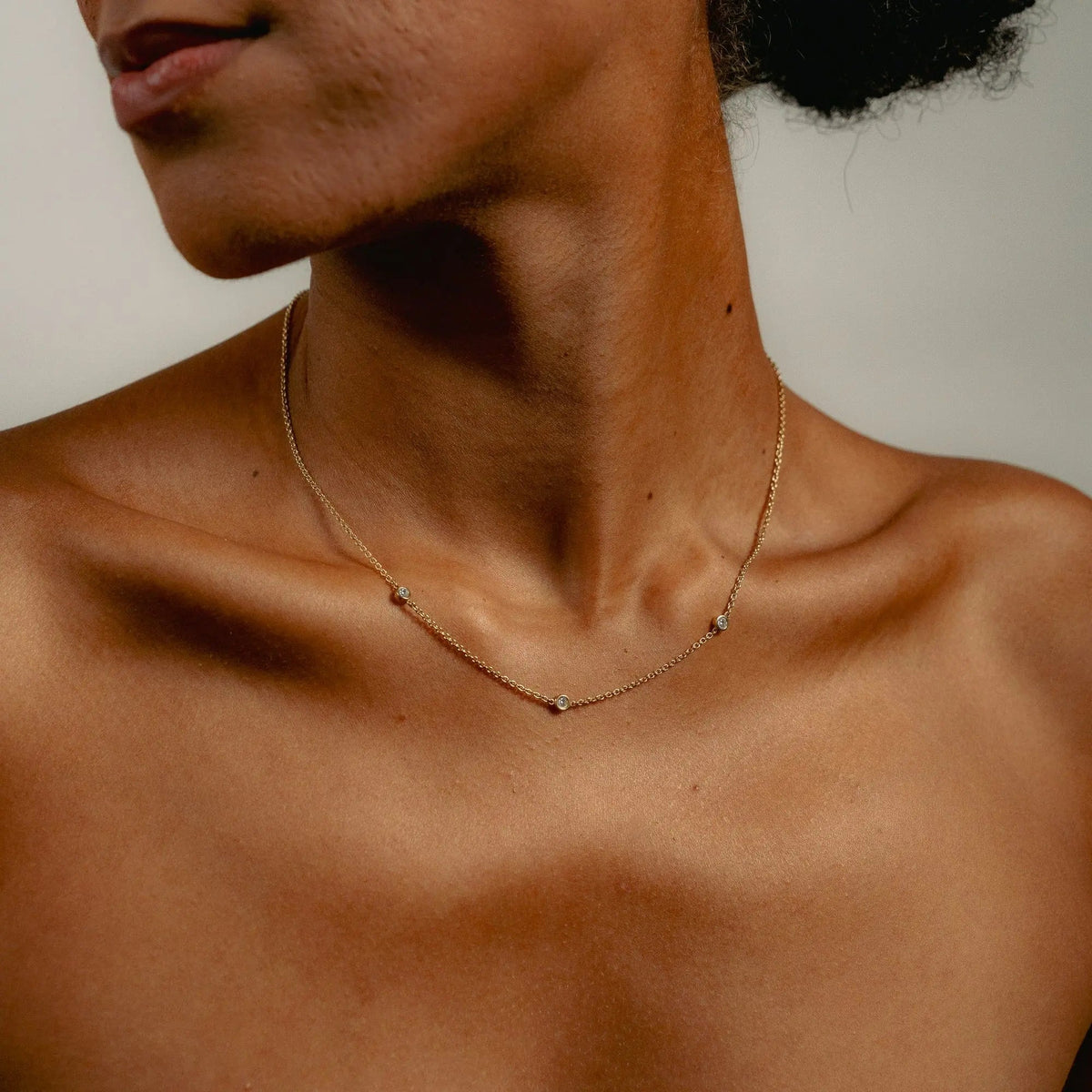 Satellite Necklace | 9ct Solid Gold