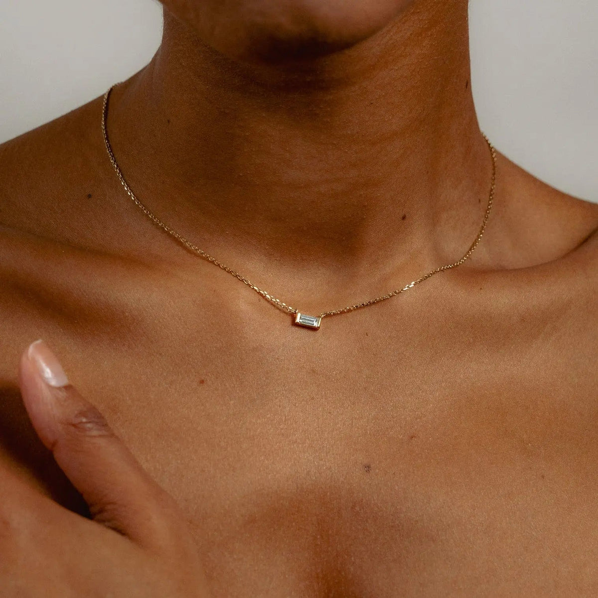 Siglo Lab-Grown Diamond Necklace | 9ct Solid Gold