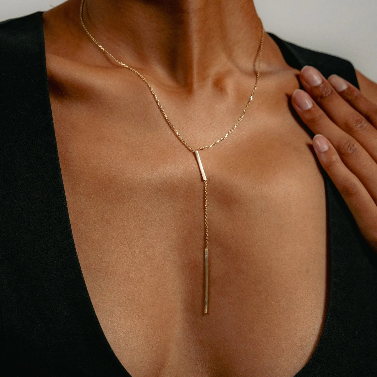 Lariat Necklace | 9ct Solid Gold