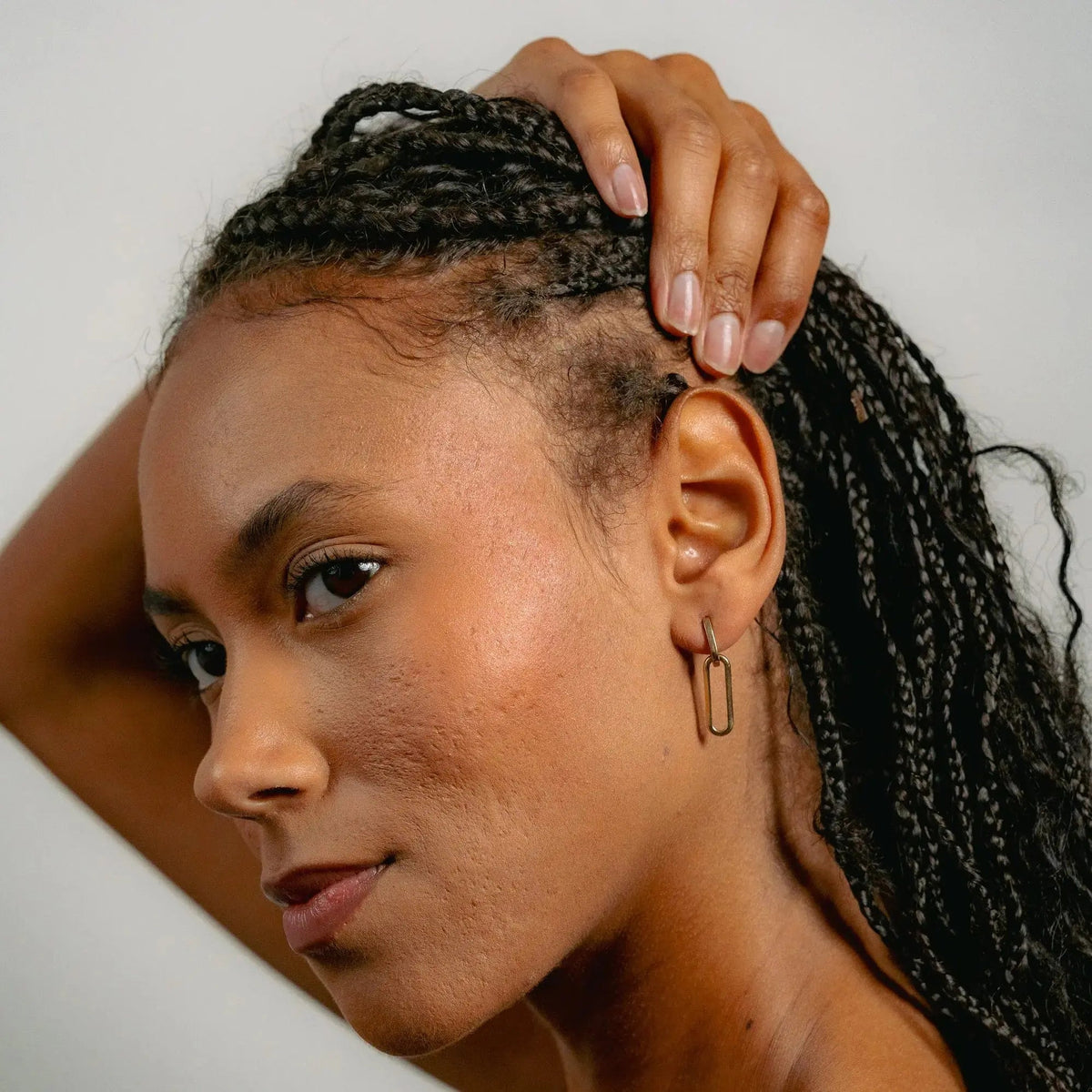 Paperclip Earrings | 9ct Solid Gold