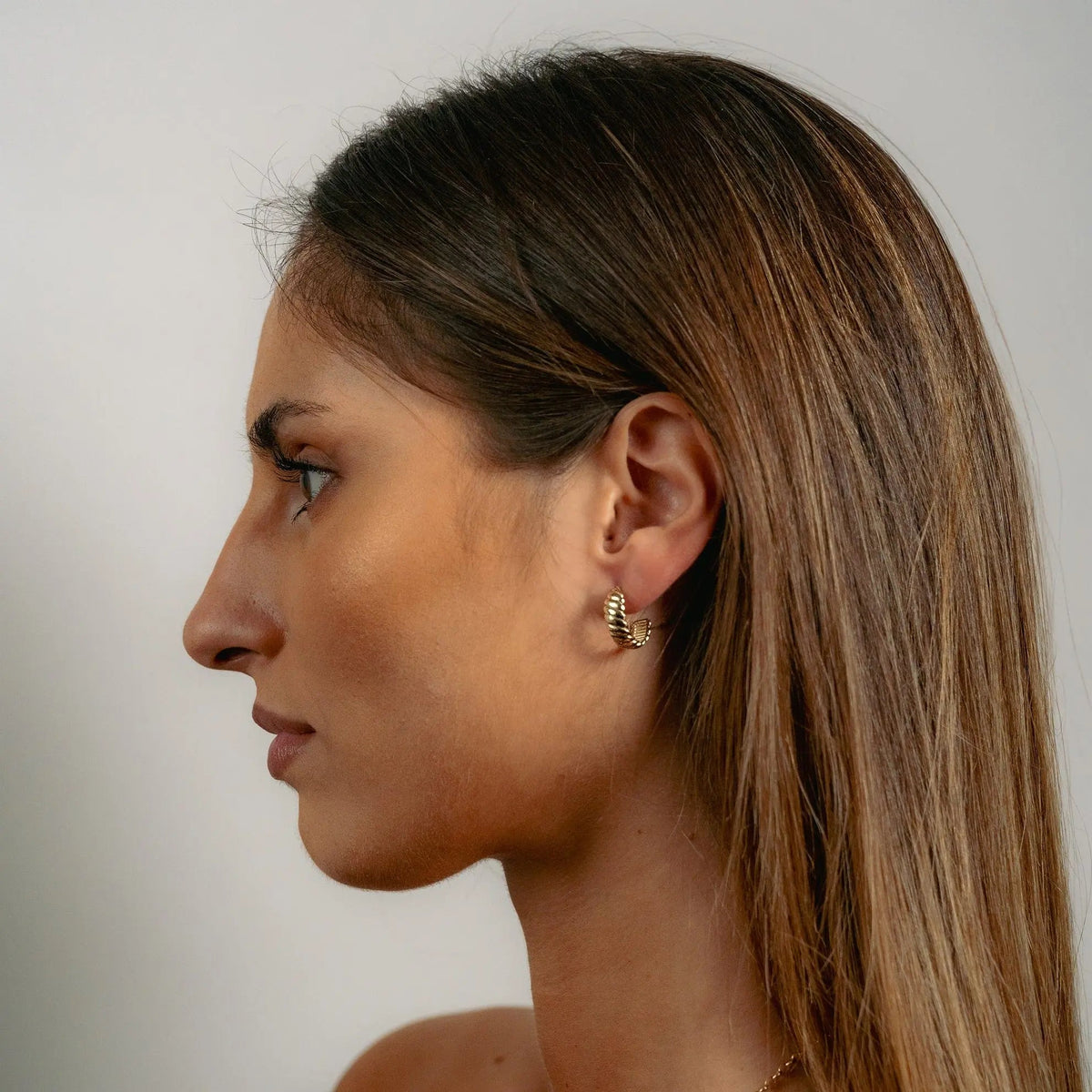 Lune Hoops | 9ct Solid Gold