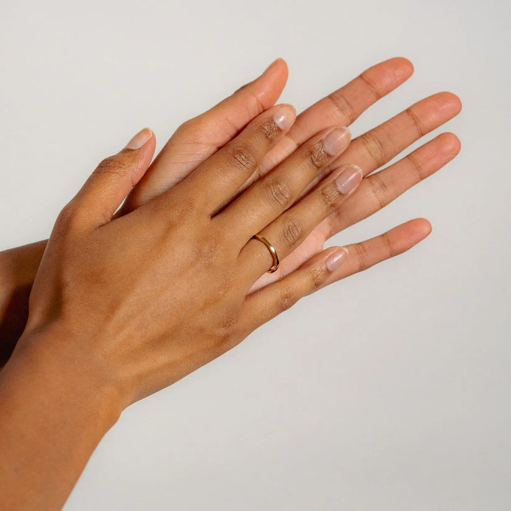 Ripple Stacking Ring | 9ct Solid Gold
