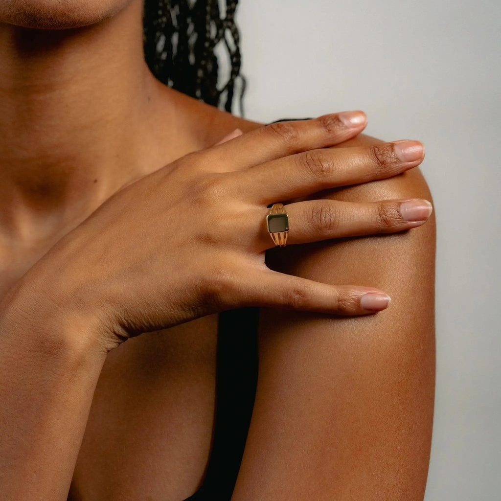 Solid Gold Signet Ring | 9ct Solid Gold