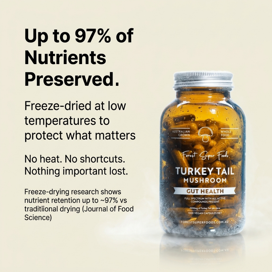 Australian Grown Turkey Tail Capsules