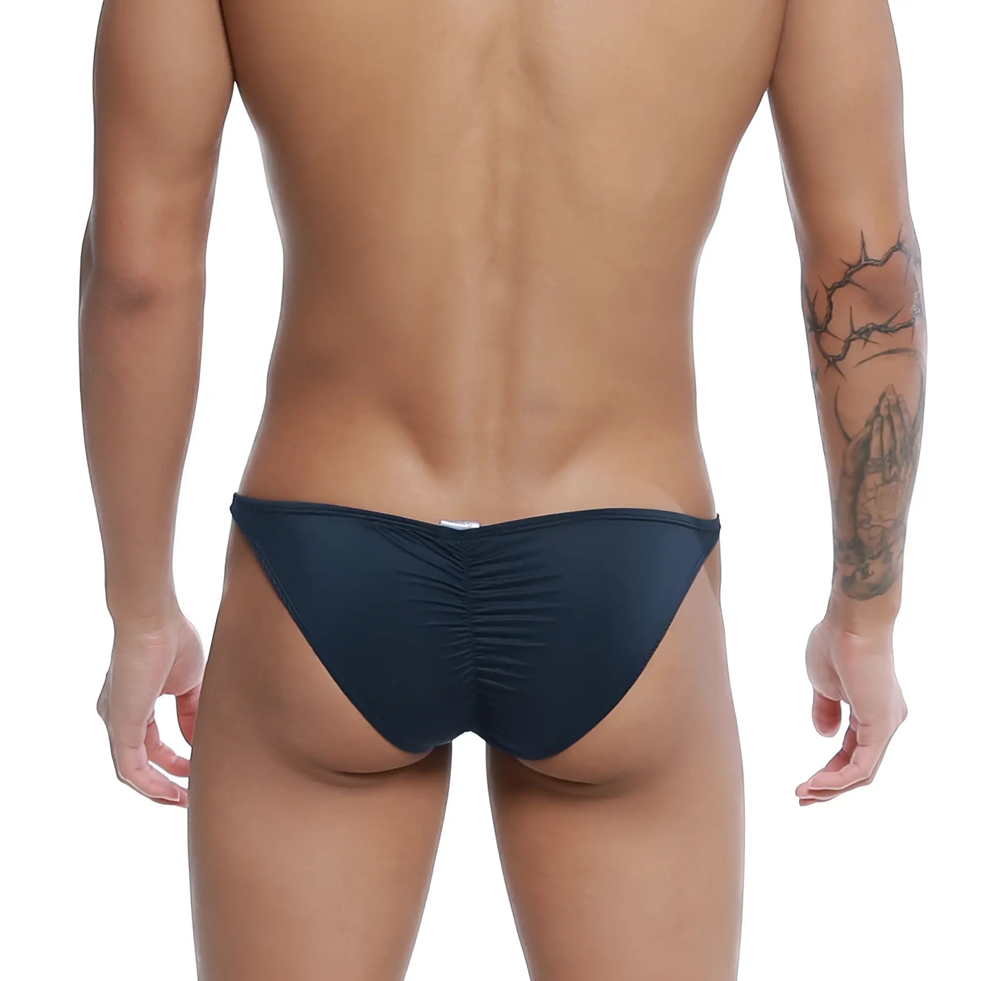 Navy blue ruched swim trunks u station me bikini dark blue u0032-199 for stylish beachwear and swimming