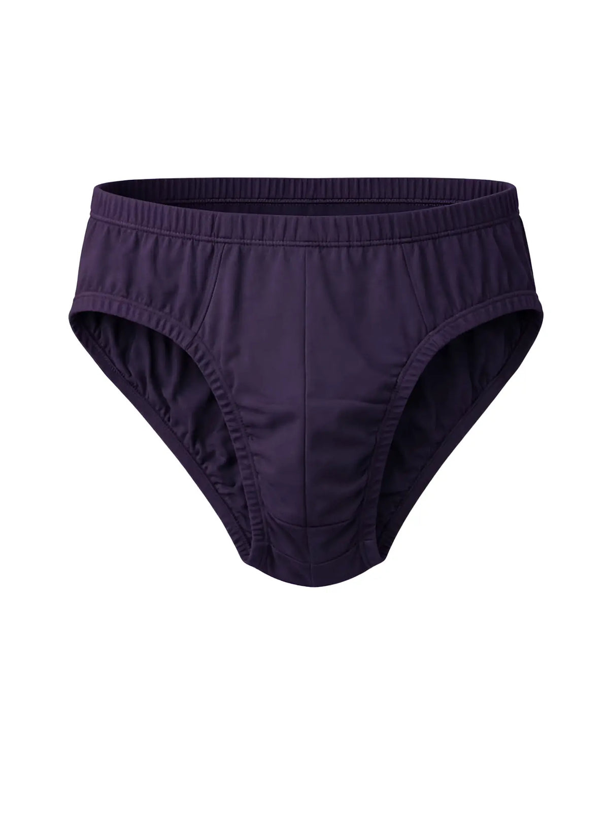 Undergear contour basic brief dark purple menâ€™s briefs with smooth elastic waistband and tailored fit
