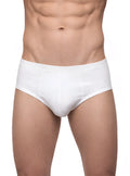 Undergear contour basic brief in white cotton with a smooth fitted design for comfortable everyday wear