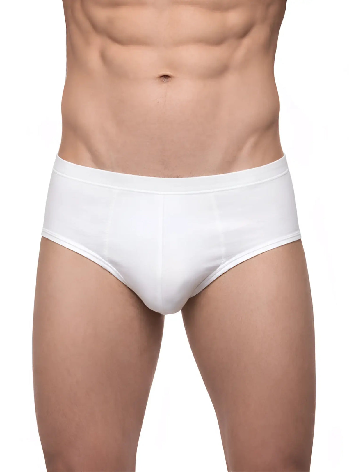 Undergear contour basic brief in white cotton with a smooth fitted design for comfortable everyday wear