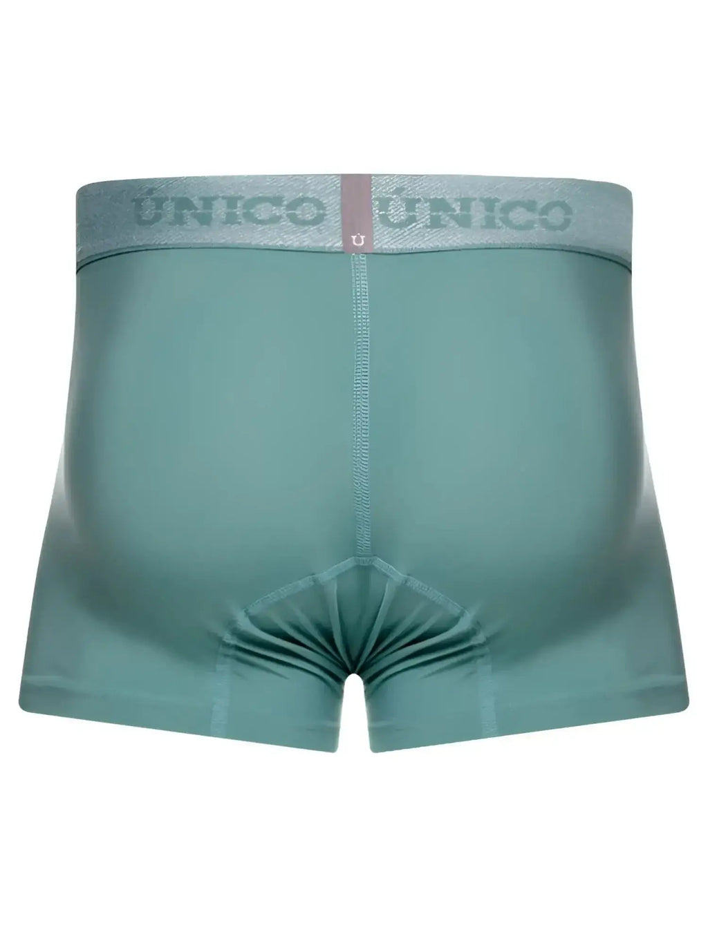 Back view of Unico 26040100121 Ceramic trunks in green.