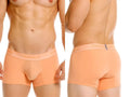 Unico Classic Trunks in Apricot, shown in front and back studio views.