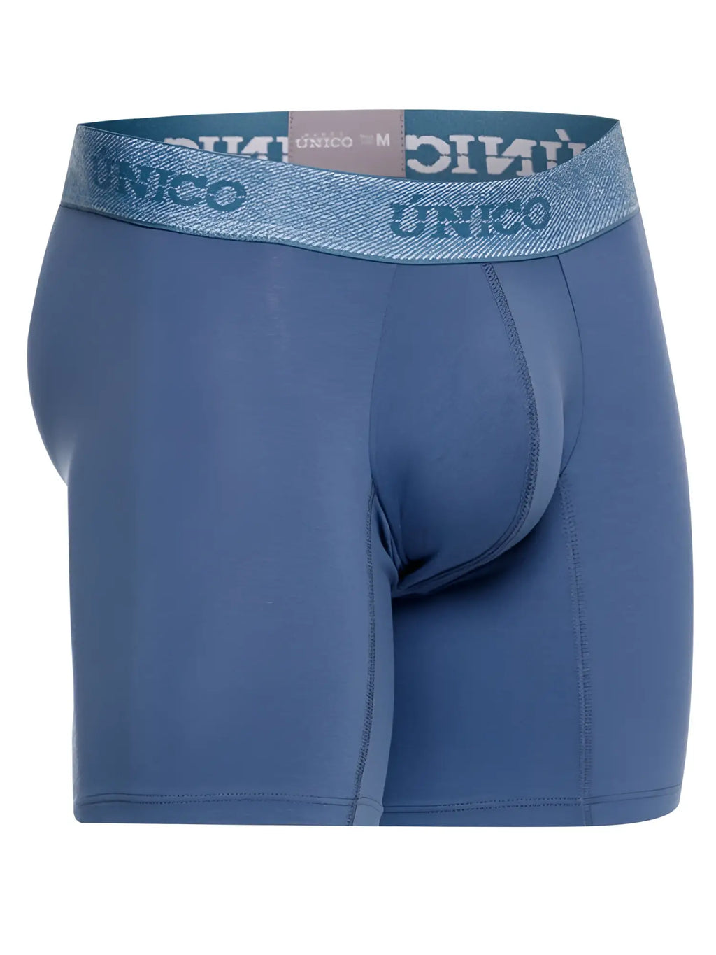 Front view of Unico Classic Boxer Briefs in Teal.