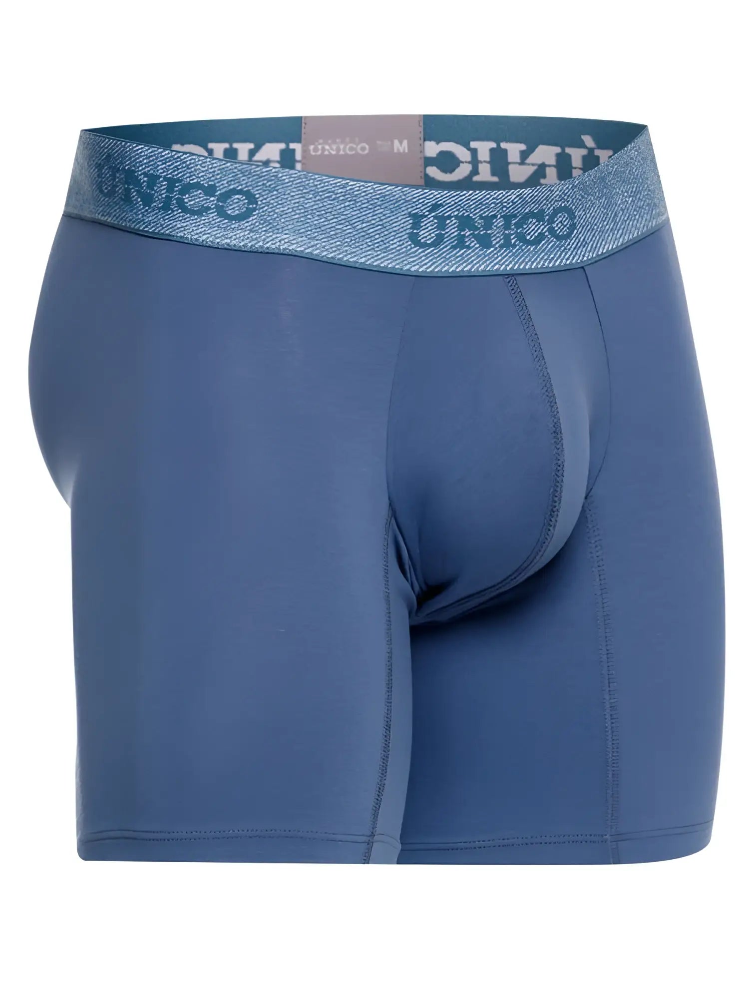 Front view of Unico Classic Boxer Briefs in Teal.